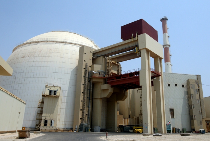 Reactorul de la Bushehr, proiectat şi construit de Rusia, august 2010