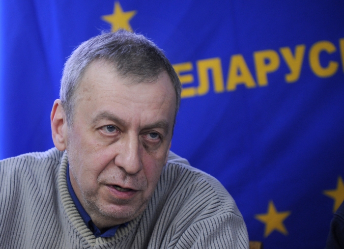 Liderul opoziţiei din Bielorusia şi fost candidat în alegerile prezidenţiale, Andrei Sannikov, în Minsk