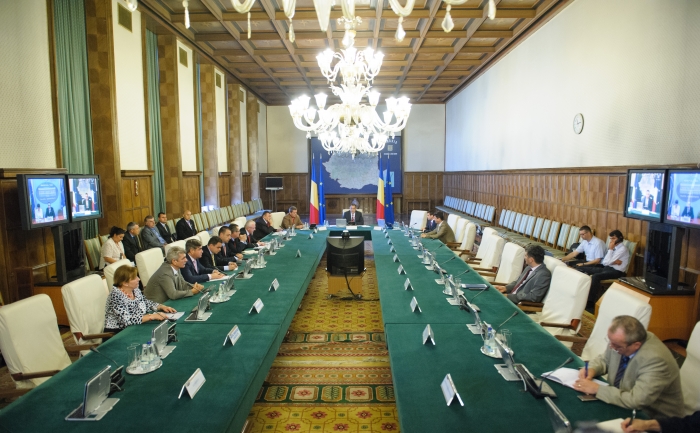 Şedinţă de guvern a cabinetului Victor Ponta (Mihuţ Savu / Epoch Times)
