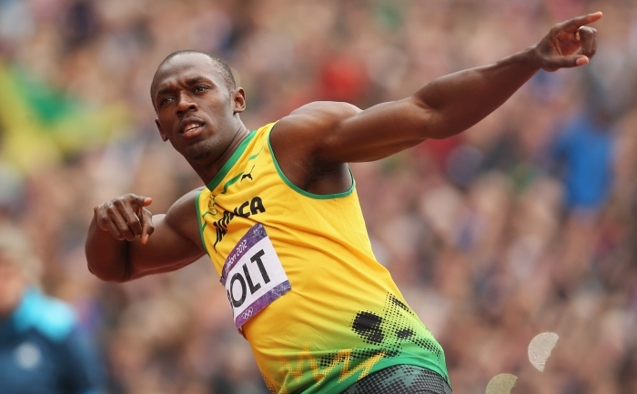 Atletul jamaican Usain Bolt.