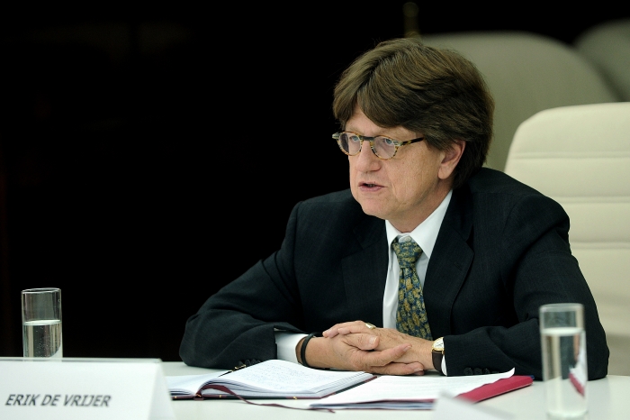 Reprezentantul FMI pentru România, Erik de Vrijer. (gov.ro)