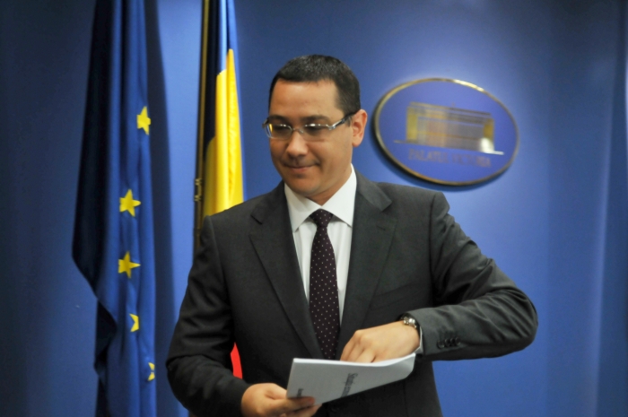 Premierul Victor Ponta.