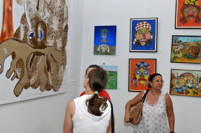 Vernisajul salonului internaţional de artă naivă.Muzeul Ţăranului Român 2012