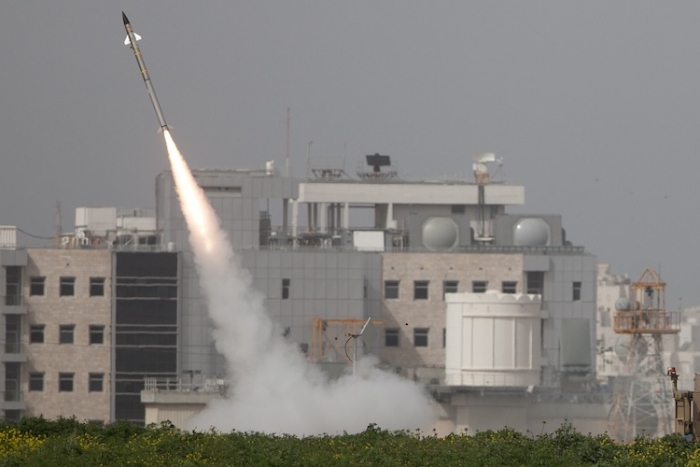 Lansarea unei rachete, Israel.