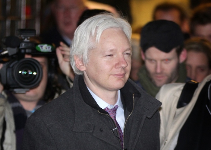 Fondatorul organizaţiei Wikileaks Julian Assange în Marea Britanie, arhivă (Peter Macdiarmid / Getty Images)