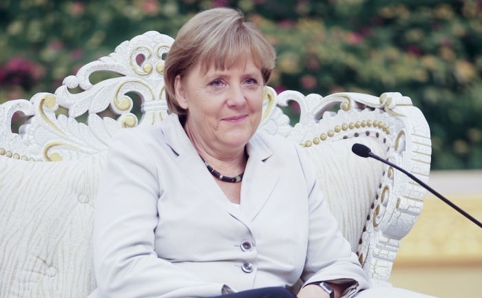Cancelarul german, Angela Merkel. (Diego Azubel-Pool / Getty Images)