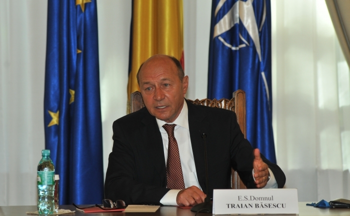 Preşedintele României Traian Băsescu