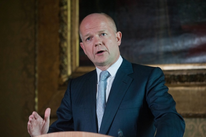 Secretarul pentru Externe al Marii Britanii, William Hague