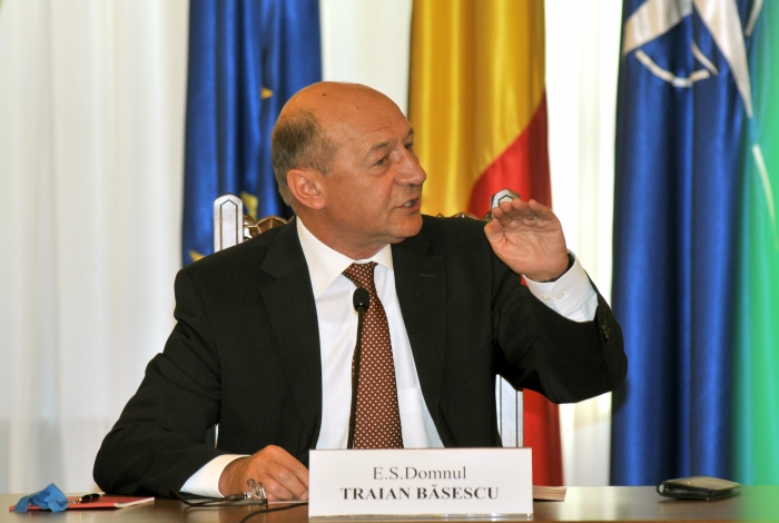 Traian Băsescu, preşedintele României,întâlnire cu diplomaţi şi ambasadori români (Epoch Times România)