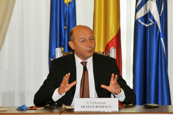 Traian Băsescu, preşedintele României,întâlnire cu diplomaţi şi ambasadori români (Epoch Times România)