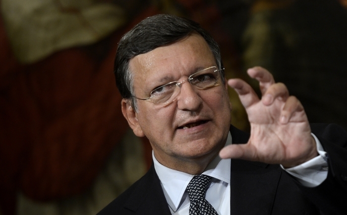 Preşedintele Comisiei Europene, Jose Manuel Barroso. (FILIPPO MONTEFORTE / AFP / GettyImages)
