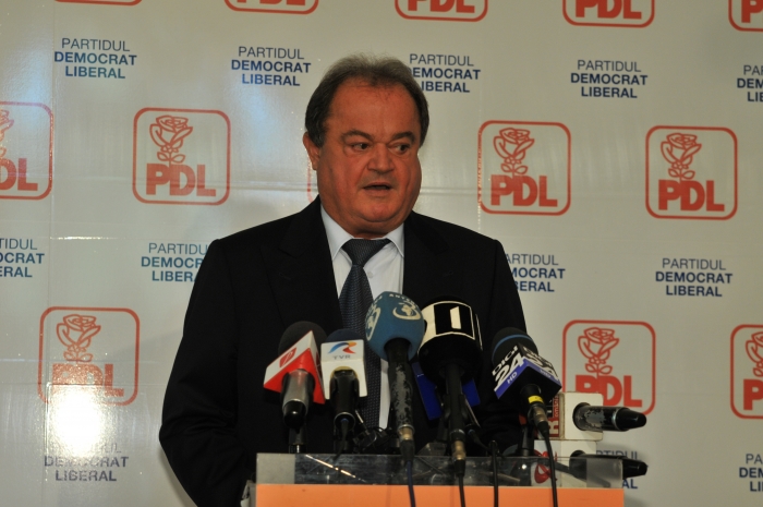 Vasile Blaga, preşedintele PDL (Epoch Times România)