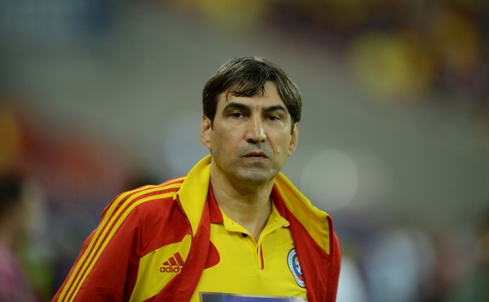 Selecţionerul echipei naţionale de fotbal a României, Victor Piţurcă.