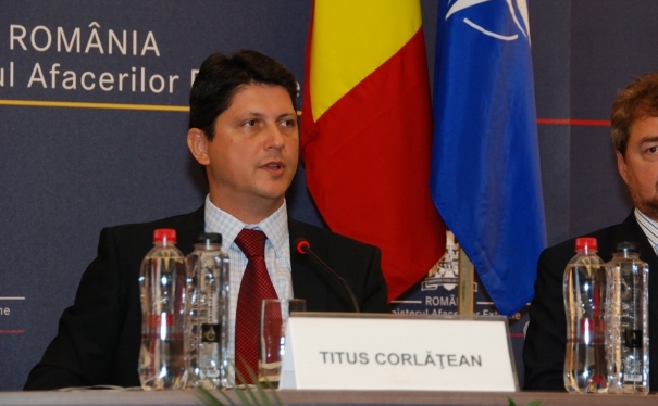 Ministrul Afacerilor Externe, Titus Corlăţean.
