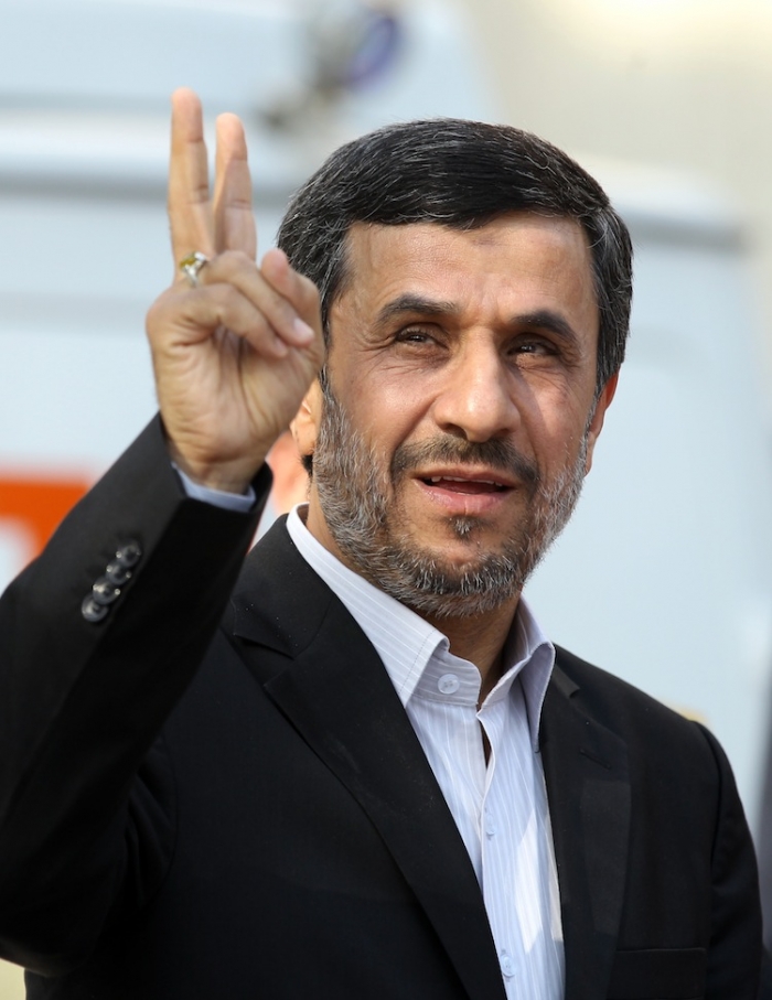 Preşedintele iranian Mahmoud Ahmadinejad, Teheran, 1 septembrie 2012