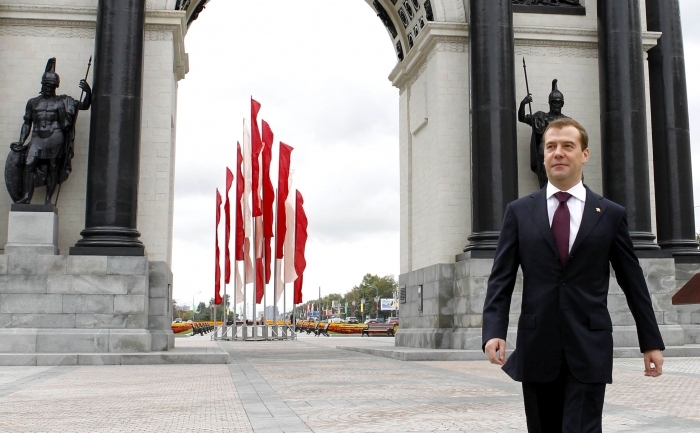 Premierul rus, Dmitri Medvedev. (DMITRY ASTAKHOV / AFP / GettyImages)