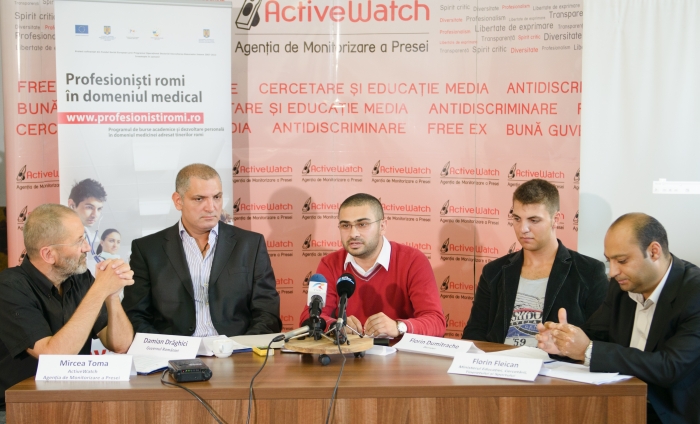 Conferinţa de presă "Profesionişti romi în domeniul medical", 20 septembrie 2012