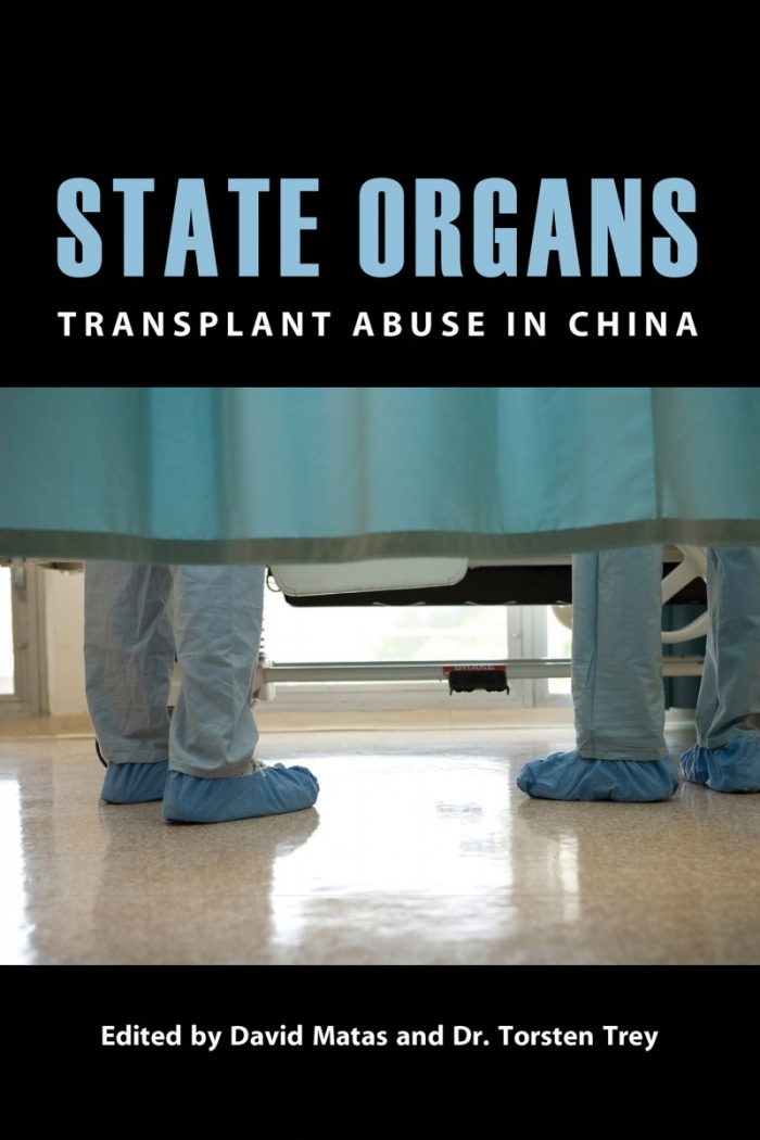 Coperta recent publicatei cărţi "Organe de stat". Lucrarea descrie recoltarea sistematică de organe de la prizonieri vii, în China comunistă