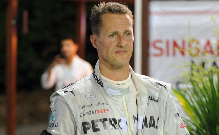 Pilotul german, Michael Schumacher.