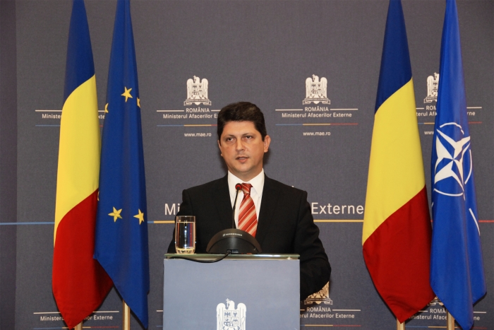 Ministrul de externe, Titus Corlăţean. (www.mae.ro)