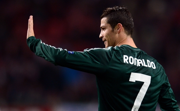 Cristiano Ronaldo, atacantul echipei de fotbal Real Madrid.