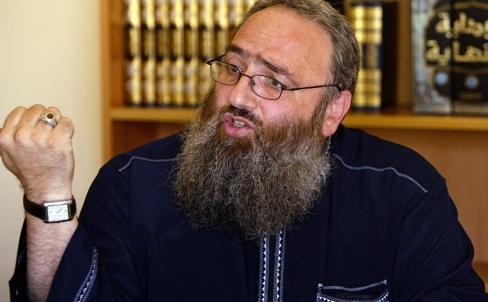 Liderul radical islamist, şeicul Omar Bakri.