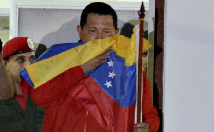 Preşedintele Venezuelei, Hugo Chavez.