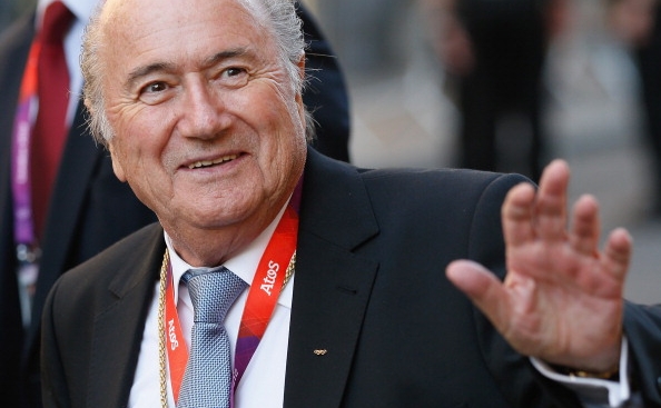 Preşedintele Federaţiei internaţionale de fotbal, Joseph Blatter. (Daniel Berehulak/Getty Images)