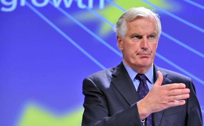 Comisarul european pentru piaţa internă şi servicii, Michel Barnier. (GEORGES GOBET / AFP / GettyImages)