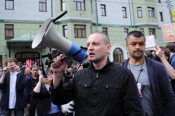 Sergei Udaltsov, la un miting în Moscova, arhivă (Natalia Kolesnikova / AFP / Getty Images)