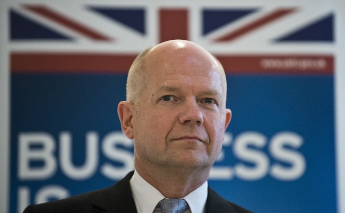 Secretarul britanic pentru Afaceri Externe, William Hague, 23 octombrie 2012, Berlin (JOHN MACDOUGALL / AFP / Getty Images)
