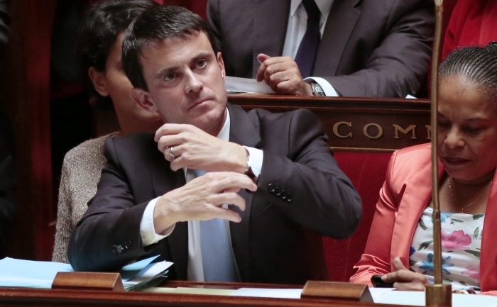Ministrul de interne francez, Manuel Valls. (JACQUES DEMARTHON / AFP / Getty Images)