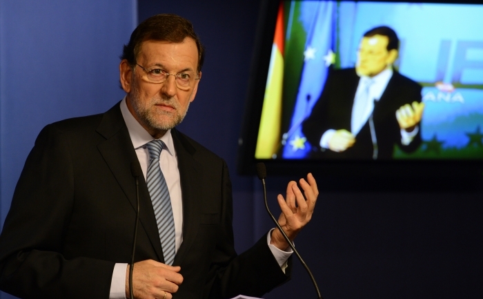 Premierul spaniol Mariano Rajoy. (THIERRY CHARLIER / AFP / Getty Images)