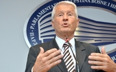 Secretarul general al Consiliului Europei, Thorbjørn Jagland. (ELVIS BARUKCIC / AFP / GettyImages)