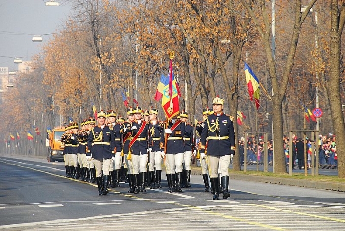 Moment al paradei organizate cu ocazia Zilei Naţionale a României, Bucureşti, 1 decembrie 2011. (Andrei Popescu/Epoch Times România)