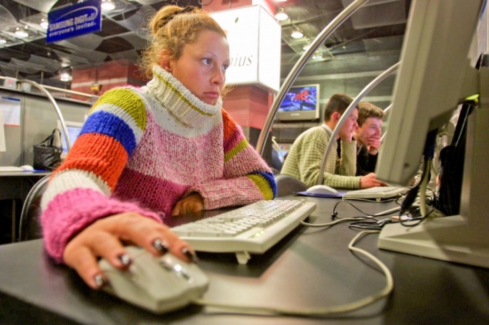 Un Internet café în centrul Moscovei, arhivă (Oleg Nikishin / Getty Images)
