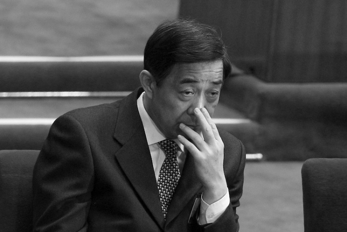 Bo Xilai în vremea în care era şeful Partidului Comunist Chinez în Chongqing, aşteptând deschiderea Congresului Naţional al Poporului, 5 martie 2012 în Beijing, China.