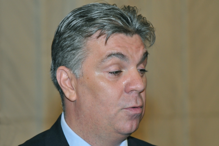 Masă rotundă şi topul IMM 2012. În imagine, Valeriu Zgonea, preşedintele Camerei Deputaţilor din Parlamentul României