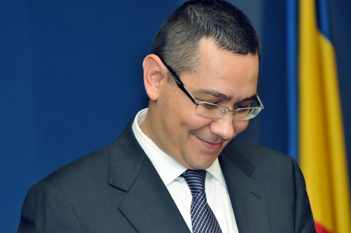 Victor Ponta,declaraţii la Palatul Victoria (Epoch Times România)