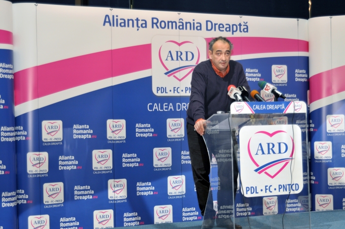 Conferinţă de presă la Sediul ARD susţinută de Traian Ungureanu (Epoch Times România)
