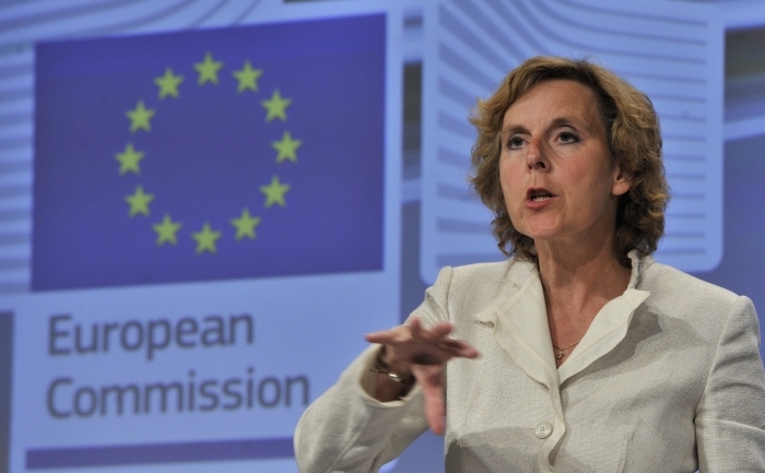 Comisarul european pentru politici climatice, Connie Hedegaard. (GEORGES GOBET / AFP / GettyImages)