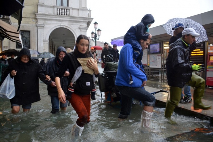 Străzi inundate, Veneţia
