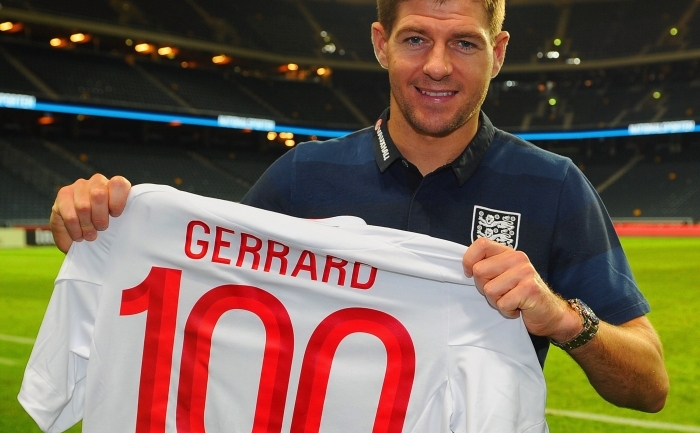Fotbalistul englez Steven Gerrard. (Michael Regan / Getty Images)