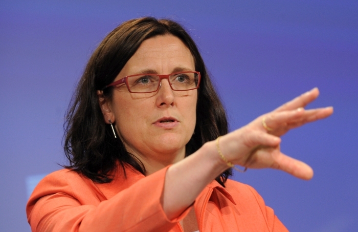 Cecilia Malmström, comisar pentru afaceri interne al UE (JOHN THYS / AFP / GettyImages)