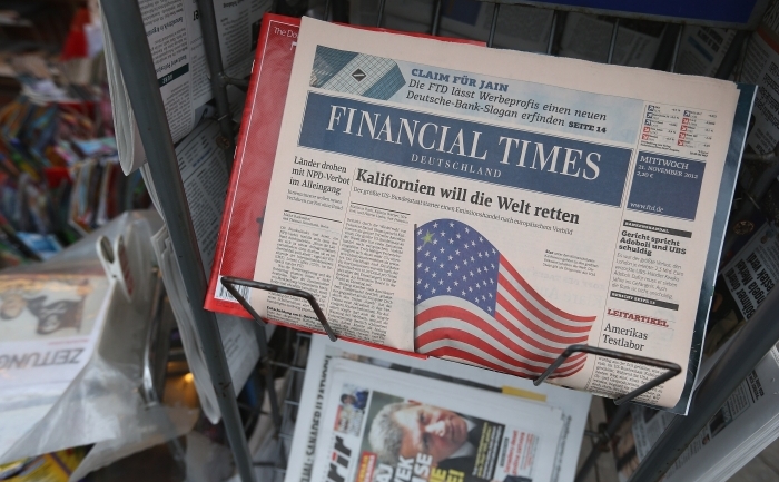 Financial Times Deutschland, unul dintre cele mai respectate publicaţii financiare din Germania. (Sean Gallup / Getty Images)
