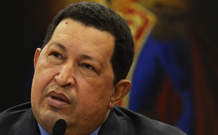 Fostul preşedinte venezuelean marxist Hugo Chavez.
