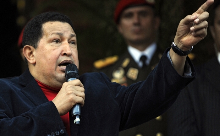 Preşedintele venezuelean,  Hugo Chavez. (LEO RAMIREZ / AFP / Getty Images)