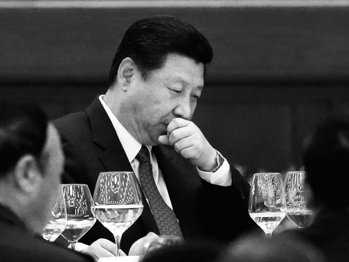 Vicepreşedintele chinez Xi Jinping la 29 septembrie 2012. Xi Jinping a legat în mai multe ocazii supravieţuirea partidului de distrugerea corupţiei.
