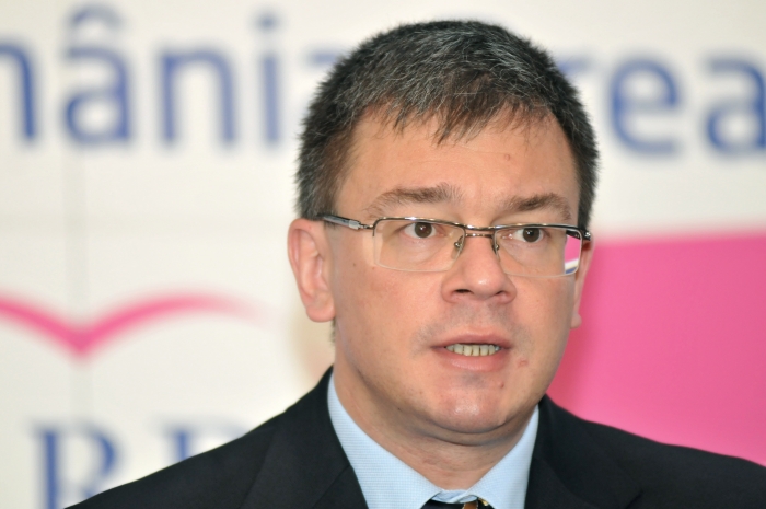 Mihai Răzvan Ungureanu, conferinţă de presă la sediul ARD (Epoch Times România)