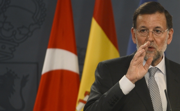 Premierul spaniol Mariano Rajoy. (PIERRE-PHILIPPE MARCOU / AFP / Getty Images)